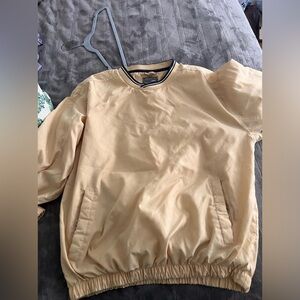 Vintage 80s yellow windbreaker